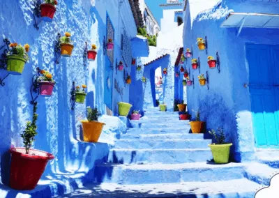 Blue-painted streets of Chefchaouen – Northern Morocco in 4 Days itinerary