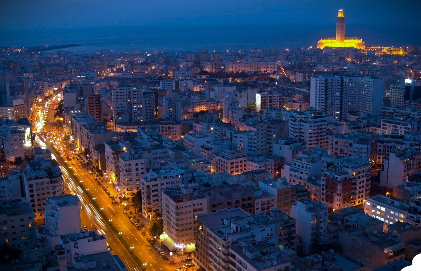 cultural-tours-morocco-casablanca View of Casablanca city and Hassan II Mosque during Cultural Tours Morocco