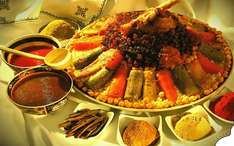cultural-tours-morocco-couscous Traditional Moroccan couscous served during Cultural Tours Morocco