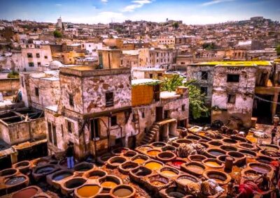 View of Fès medina and historical streets during Cultural Tours Morocco