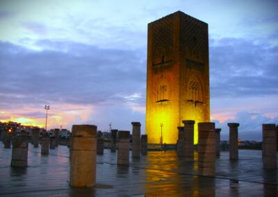 View of Rabat city and historical landmarks during Cultural Tours Morocco