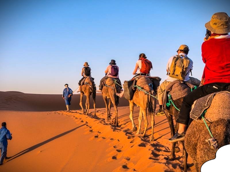 cultural-tours-morocco-tours Tourists exploring Moroccan landmarks during Cultural Tours Morocco