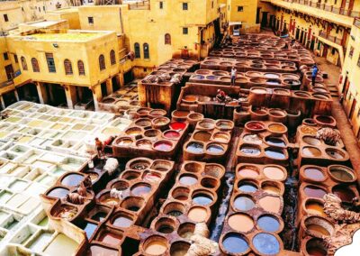 Fès Medina and traditional tanneries – Northern Morocco in 4 Days tour