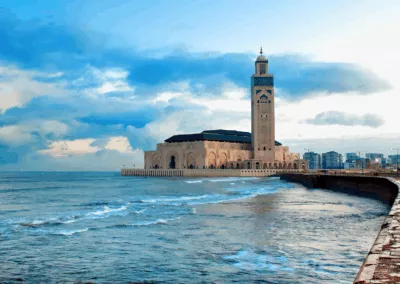 Hassan II Mosque in Casablanca – starting point of Northern Morocco in 4 Days tour
