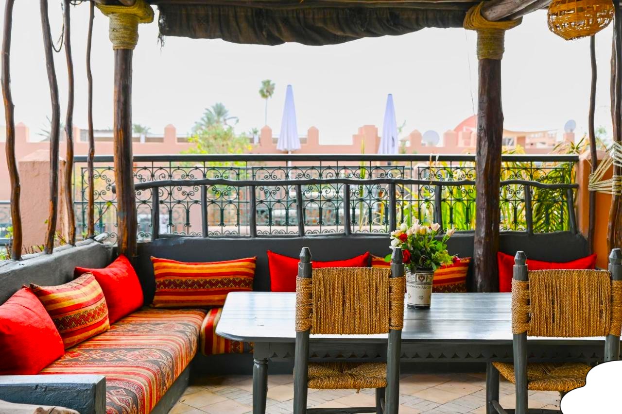 Elegant table setup during Marrakech Rooftop Dining Experiences