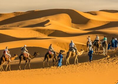 Camel trek in Merzouga Sahara Desert – 9 Days Morocco Itinerary