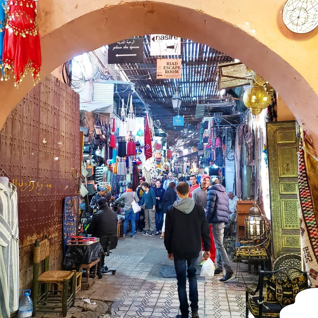 Marrakech hidden gems – rooftop café overlooking medina