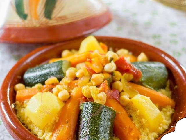What to eat in Marrakech: Moroccan couscous with seven vegetables